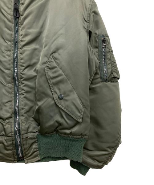 ALPHA（アルファ）ALPHA (アルファ) MA-1ジャケット グリーン サイズ:Sの古着・服飾アイテム