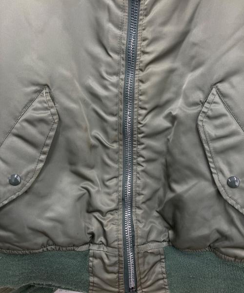 ALPHA（アルファ）ALPHA (アルファ) MA-1ジャケット グリーン サイズ:Sの古着・服飾アイテム