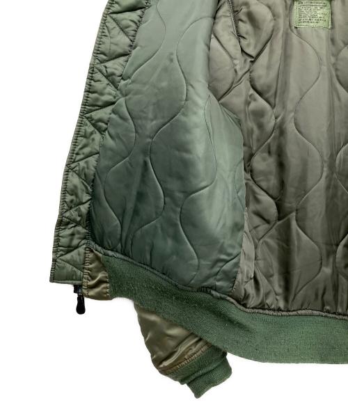 ALPHA（アルファ）ALPHA (アルファ) MA-1ジャケット グリーン サイズ:Sの古着・服飾アイテム