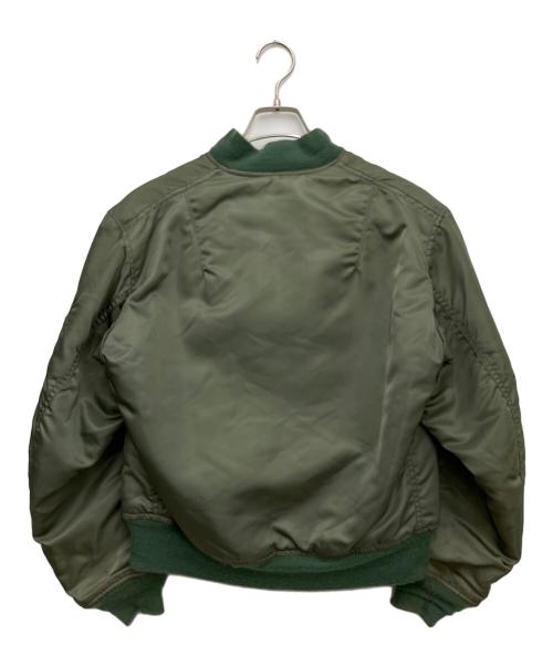 ALPHA（アルファ）ALPHA (アルファ) MA-1ジャケット グリーン サイズ:Sの古着・服飾アイテム