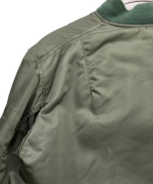 ALPHA（アルファ）ALPHA (アルファ) MA-1ジャケット グリーン サイズ:Sの古着・服飾アイテム