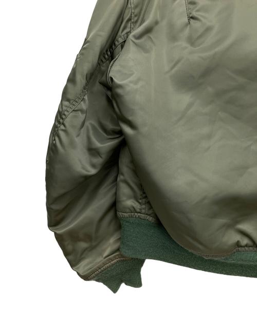 ALPHA（アルファ）ALPHA (アルファ) MA-1ジャケット グリーン サイズ:Sの古着・服飾アイテム