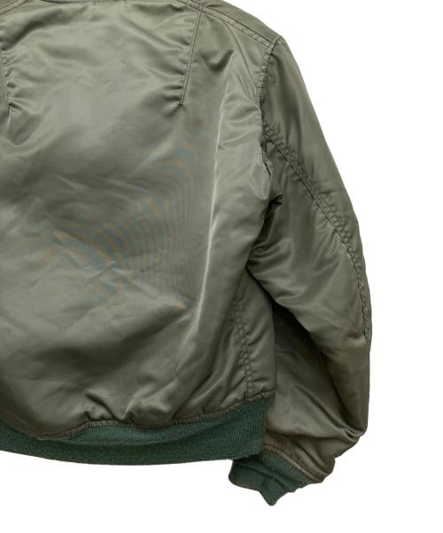 ALPHA（アルファ）ALPHA (アルファ) MA-1ジャケット グリーン サイズ:Sの古着・服飾アイテム