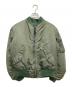 ALPHA（アルファ）の古着「MA-1ジャケット」｜グリーン