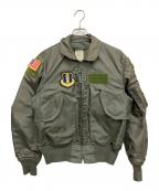 ALPHAアルファ）の古着「CWU-36/P」｜グリーン
