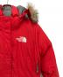 中古・古着 THE NORTH FACE (ザ ノース フェイス) ダウンジャケット レッド サイズ:M：8000円