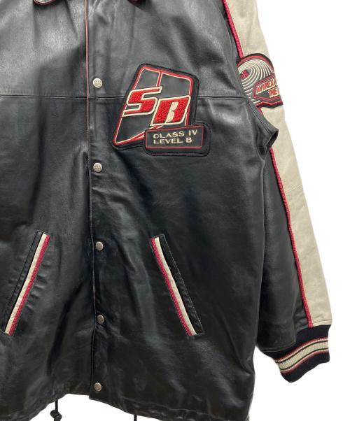 AVIREX（アヴィレックス）AVIREX (アヴィレックス) レザージャケット ブラック サイズ:Sの古着・服飾アイテム