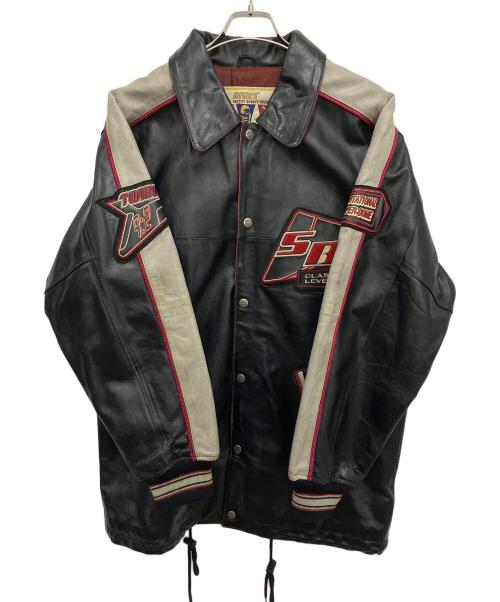 AVIREX（アヴィレックス）AVIREX (アヴィレックス) レザージャケット ブラック サイズ:Sの古着・服飾アイテム