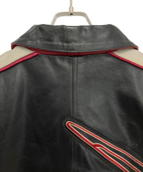 AVIREX（アヴィレックス）AVIREX (アヴィレックス) レザージャケット ブラック サイズ:Sの古着・服飾アイテム