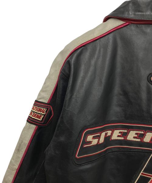 AVIREX（アヴィレックス）AVIREX (アヴィレックス) レザージャケット ブラック サイズ:Sの古着・服飾アイテム