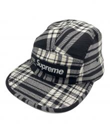 SUPREME（シュプリーム）の古着「LOCHCARRON CAMP CAP」｜ブラック×ホワイト