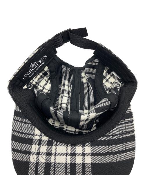 SUPREME（シュプリーム）SUPREME (シュプリーム) LOCHCARRON CAMP CAP ブラック×ホワイト サイズ:Freeの古着・服飾アイテム