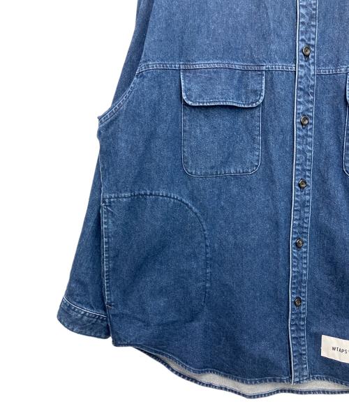 WTAPS（ダブルタップス）WTAPS (ダブルタップス) WCPO 01/LS/COTTON.DENIM インディゴ サイズ:X 02の古着・服飾アイテム