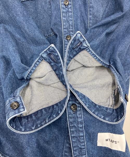 WTAPS（ダブルタップス）WTAPS (ダブルタップス) WCPO 01/LS/COTTON.DENIM インディゴ サイズ:X 02の古着・服飾アイテム