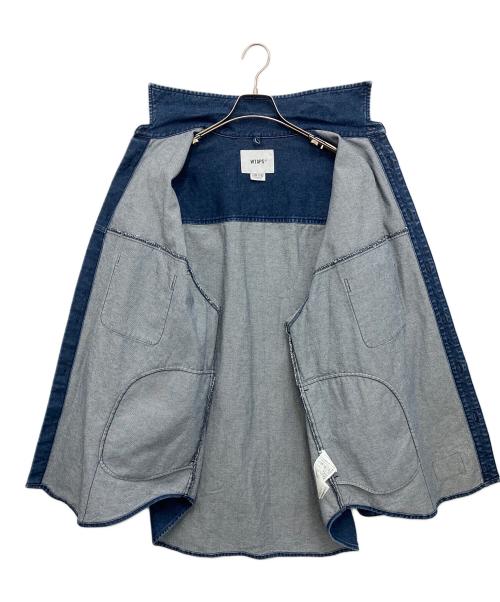 WTAPS（ダブルタップス）WTAPS (ダブルタップス) WCPO 01/LS/COTTON.DENIM インディゴ サイズ:X 02の古着・服飾アイテム