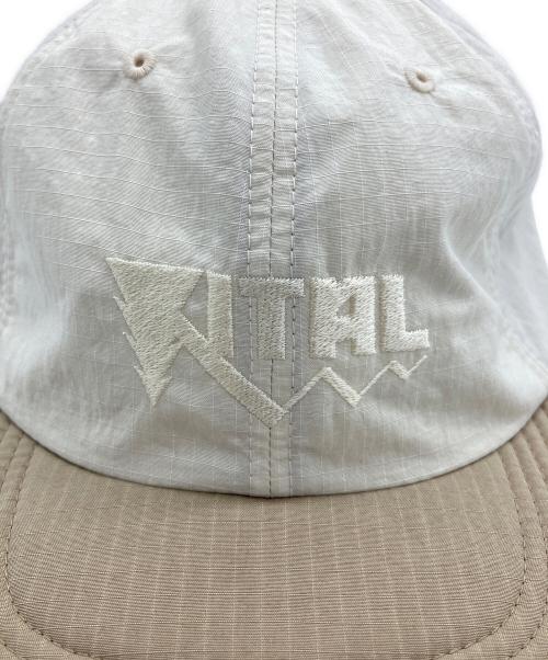 GARBAGE（ガーベッジ）GARBAGE (ガーベッジ) SOFT BRIM 6 PANEL CAP（VITAL） ベージュ×アイボリーの古着・服飾アイテム