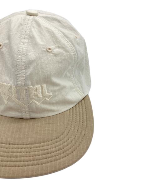 GARBAGE（ガーベッジ）GARBAGE (ガーベッジ) SOFT BRIM 6 PANEL CAP（VITAL） ベージュ×アイボリーの古着・服飾アイテム
