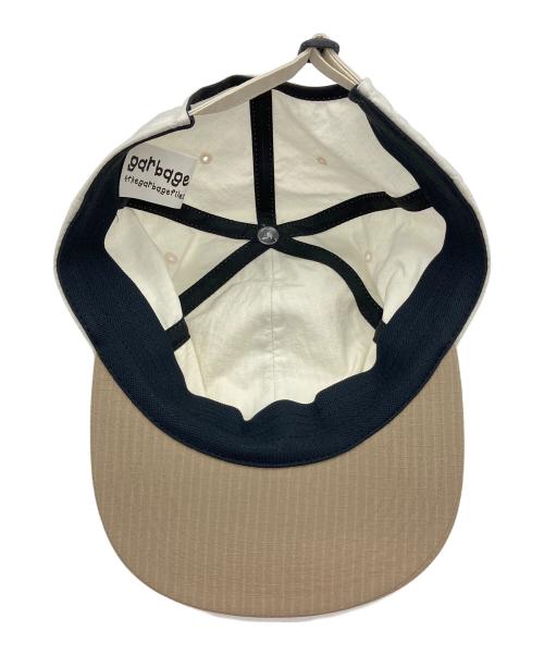 GARBAGE（ガーベッジ）GARBAGE (ガーベッジ) SOFT BRIM 6 PANEL CAP（VITAL） ベージュ×アイボリーの古着・服飾アイテム