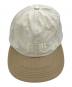 GARBAGE (ガーベッジ) SOFT BRIM 6 PANEL CAP（VITAL） ベージュ×アイボリー：6000円