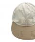 中古・古着 GARBAGE (ガーベッジ) SOFT BRIM 6 PANEL CAP（VITAL） ベージュ×アイボリー：6000円