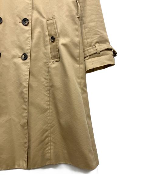 BEAMS Lights（ビームスライト）BEAMS Lights (ビームスライト) 撥水トレンチコート ベージュ×ホワイト サイズ:40の古着・服飾アイテム