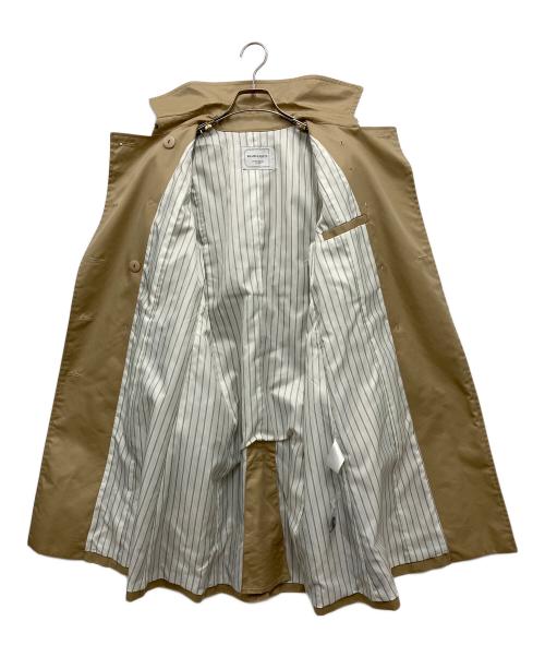 BEAMS Lights（ビームスライト）BEAMS Lights (ビームスライト) 撥水トレンチコート ベージュ×ホワイト サイズ:40の古着・服飾アイテム