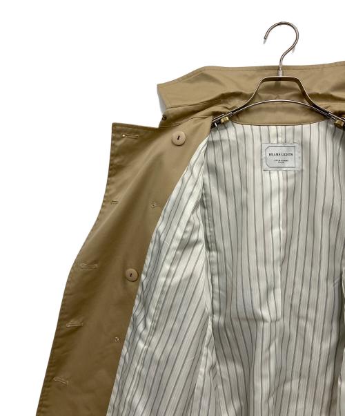 BEAMS Lights（ビームスライト）BEAMS Lights (ビームスライト) 撥水トレンチコート ベージュ×ホワイト サイズ:40の古着・服飾アイテム