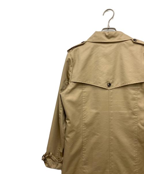 BEAMS Lights（ビームスライト）BEAMS Lights (ビームスライト) 撥水トレンチコート ベージュ×ホワイト サイズ:40の古着・服飾アイテム