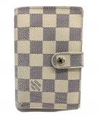 LOUIS VUITTONルイ ヴィトン）の古着「2つ折り財布 ダミエ・アズール ポルトフォイユ・ヴィエノワ」｜アイボリー