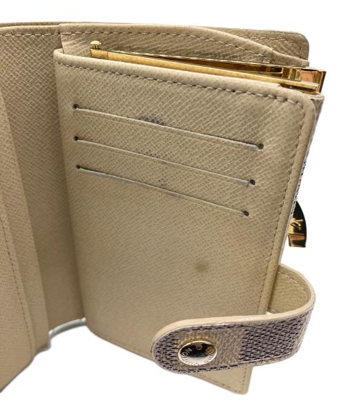 LOUIS VUITTON（ルイ ヴィトン）LOUIS VUITTON (ルイ ヴィトン) 2つ折り財布 ダミエ・アズール ポルトフォイユ・ヴィエノワ アイボリーの古着・服飾アイテム