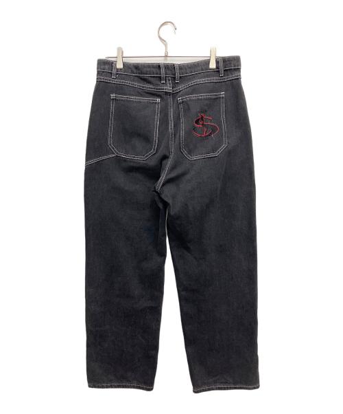 yardsale xxx（ヤードセール）yardsale xxx (ヤードセール) デニムパンツ ブラック サイズ:Mの古着・服飾アイテム