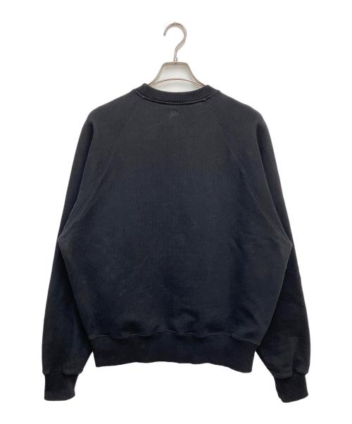 AMI Alexandre Mattiussi（アミアレクサンドルマテュッシ）AMI Alexandre Mattiussi (アミアレクサンドルマテュッシ) AMI DE COEUR スウェットシャツ ブラック サイズ:Mの古着・服飾アイテム