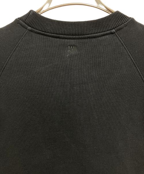 AMI Alexandre Mattiussi（アミアレクサンドルマテュッシ）AMI Alexandre Mattiussi (アミアレクサンドルマテュッシ) AMI DE COEUR スウェットシャツ ブラック サイズ:Mの古着・服飾アイテム