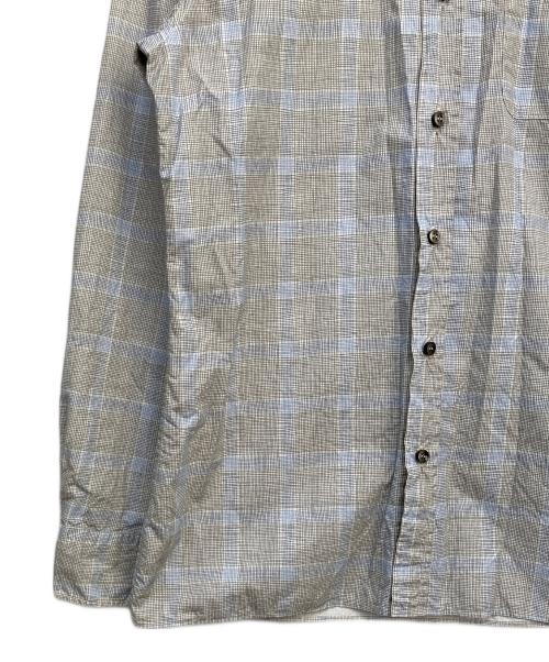 BOTTEGA VENETA（ボッテガベネタ）BOTTEGA VENETA (ボッテガベネタ) 長袖シャツ ブルー×ベージュ サイズ:46の古着・服飾アイテム
