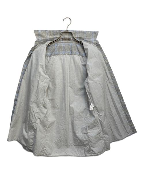 BOTTEGA VENETA（ボッテガベネタ）BOTTEGA VENETA (ボッテガベネタ) 長袖シャツ ブルー×ベージュ サイズ:46の古着・服飾アイテム