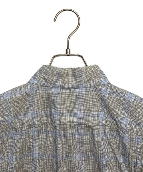 BOTTEGA VENETA（ボッテガベネタ）BOTTEGA VENETA (ボッテガベネタ) 長袖シャツ ブルー×ベージュ サイズ:46の古着・服飾アイテム