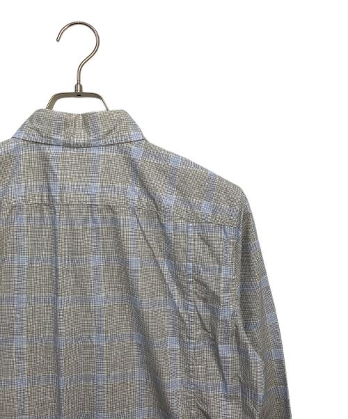 BOTTEGA VENETA（ボッテガベネタ）BOTTEGA VENETA (ボッテガベネタ) 長袖シャツ ブルー×ベージュ サイズ:46の古着・服飾アイテム