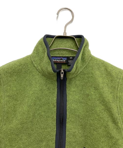 Patagonia SYNCHILLA（パタゴニア シンチラ）Patagonia SYNCHILLA (パタゴニア シンチラ) シンチラフリースプルオーバー グリーン サイズ:XSの古着・服飾アイテム