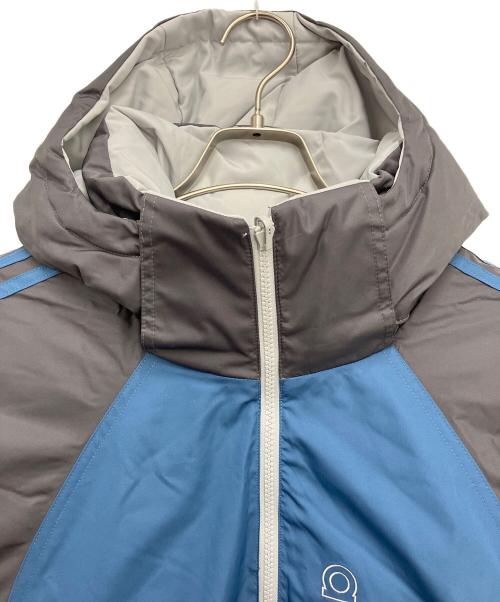 adidas（アディダス）adidas (アディダス) ダウンジャケット ブルー×グレー サイズ:XLの古着・服飾アイテム