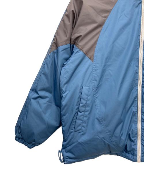 adidas（アディダス）adidas (アディダス) ダウンジャケット ブルー×グレー サイズ:XLの古着・服飾アイテム