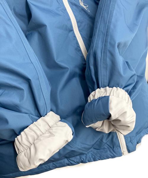 adidas（アディダス）adidas (アディダス) ダウンジャケット ブルー×グレー サイズ:XLの古着・服飾アイテム