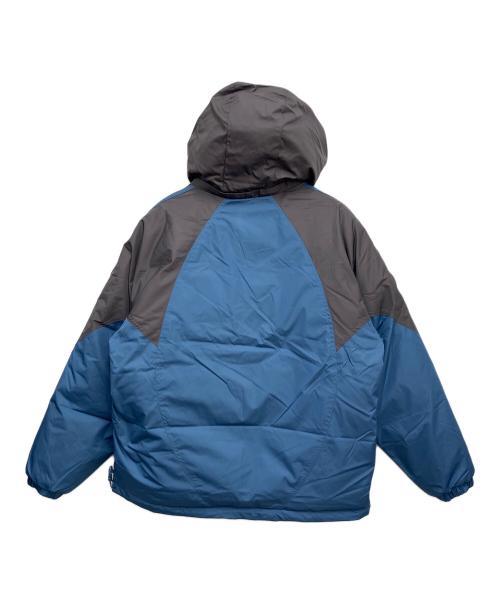adidas（アディダス）adidas (アディダス) ダウンジャケット ブルー×グレー サイズ:XLの古着・服飾アイテム