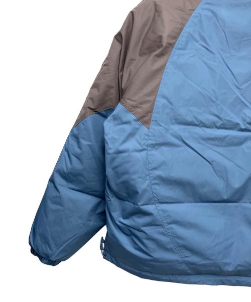 adidas（アディダス）adidas (アディダス) ダウンジャケット ブルー×グレー サイズ:XLの古着・服飾アイテム