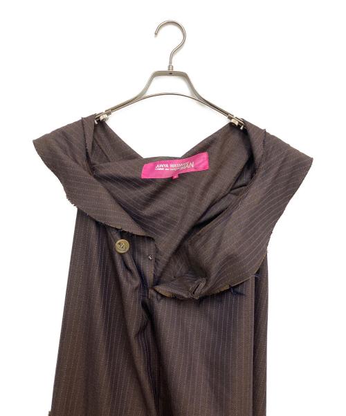 JUNYA WATANABE MAN PINK（ジュンヤワタナベマン ピンク）JUNYA WATANABE MAN PINK (ジュンヤワタナベマン ピンク) ノースリーブ・キャミソールワンピース ブラウン×パープル サイズ:Mの古着・服飾アイテム