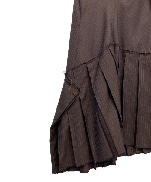 JUNYA WATANABE MAN PINK（ジュンヤワタナベマン ピンク）JUNYA WATANABE MAN PINK (ジュンヤワタナベマン ピンク) ノースリーブ・キャミソールワンピース ブラウン×パープル サイズ:Mの古着・服飾アイテム