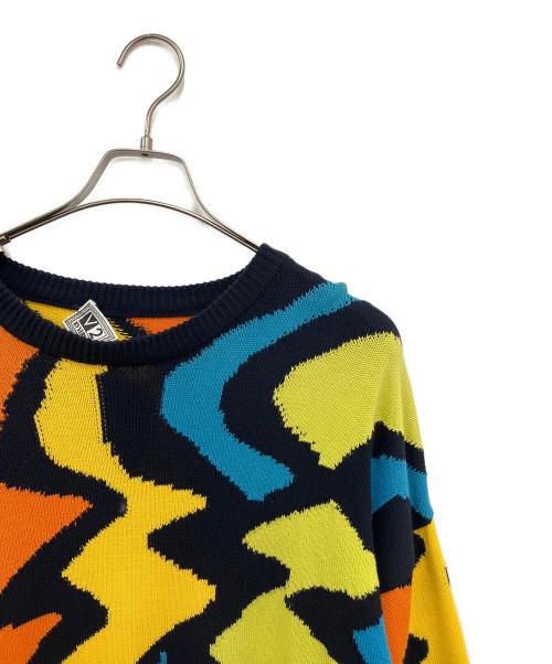 VERSACE（ヴェルサーチェ）VERSACE (ヴェルサーチェ) ニット マルチカラー サイズ:不明の古着・服飾アイテム