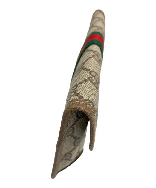 GUCCI（グッチ）GUCCI (グッチ) ポーチ　GG　シェリーライン ブラウンの古着・服飾アイテム