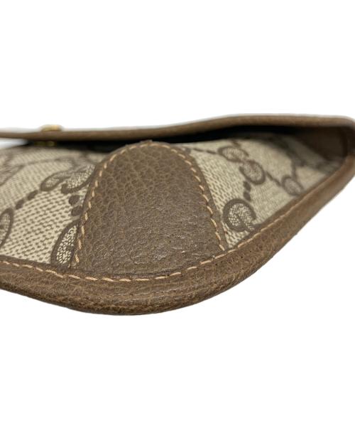GUCCI（グッチ）GUCCI (グッチ) ポーチ　GG　シェリーライン ブラウンの古着・服飾アイテム