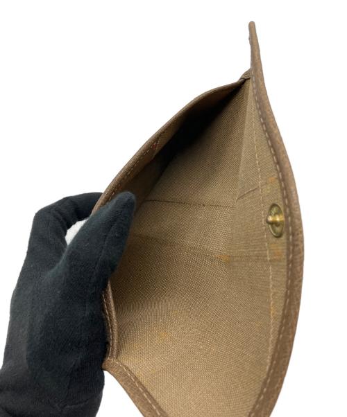 GUCCI（グッチ）GUCCI (グッチ) ポーチ　GG　シェリーライン ブラウンの古着・服飾アイテム