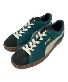PUMA（プーマ）の古着「SUEDE STAPLE MALACHITEALP」｜グリーン×ブラウン
